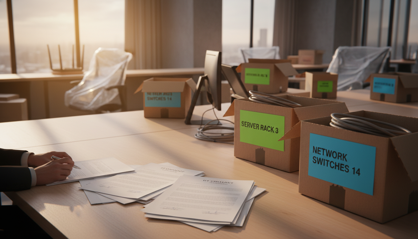 How to Handle IT Vendor Contracts When Moving Office
