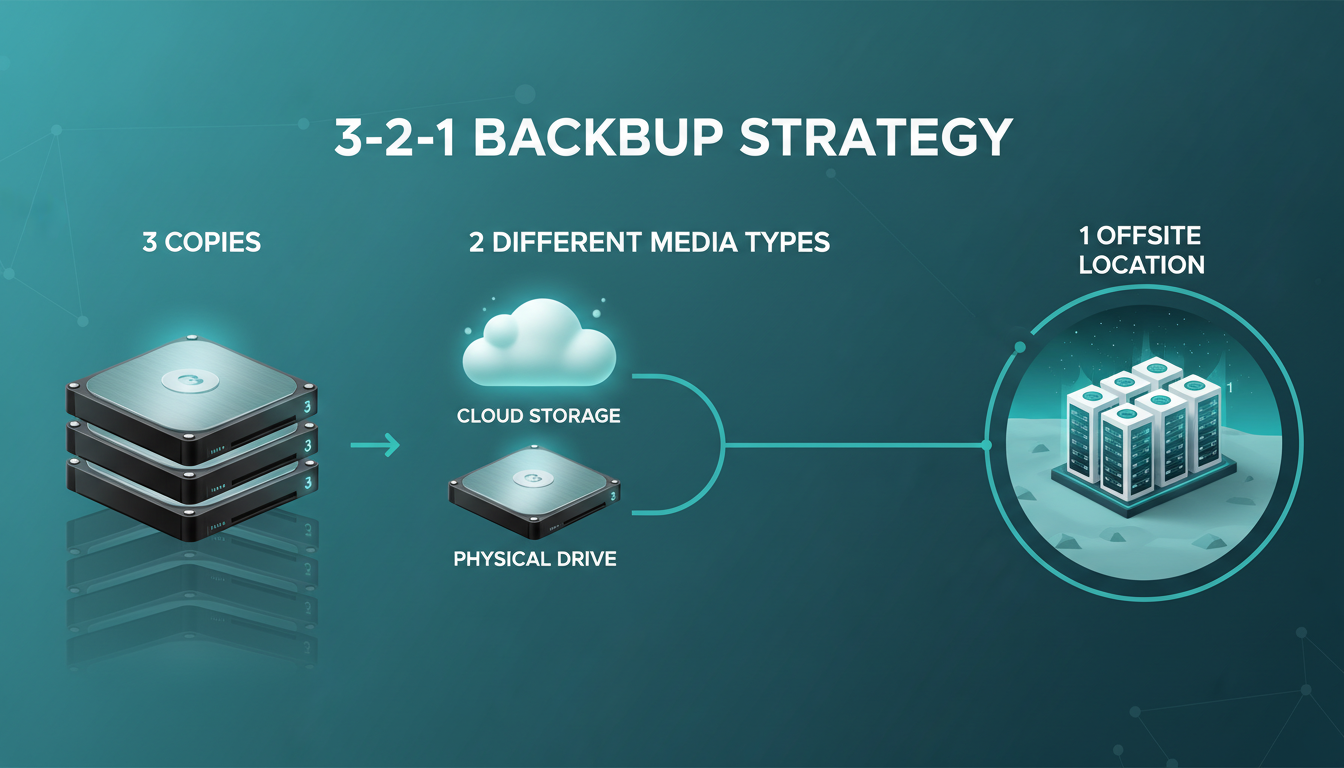 The 3-2-1 Backup Rule: A Practical Guide for SMEs