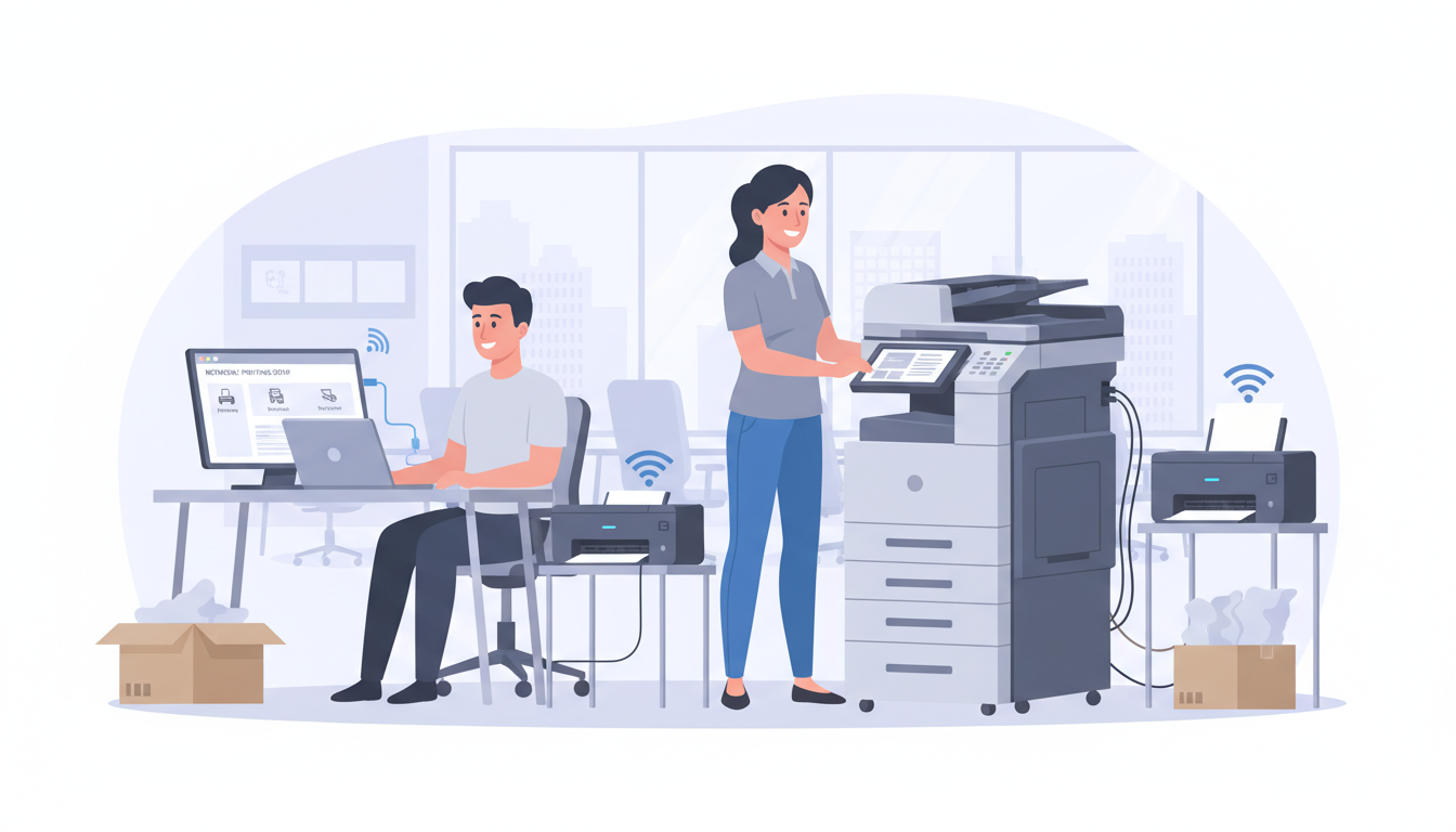 Printer and Scanner Setup in Your New Office