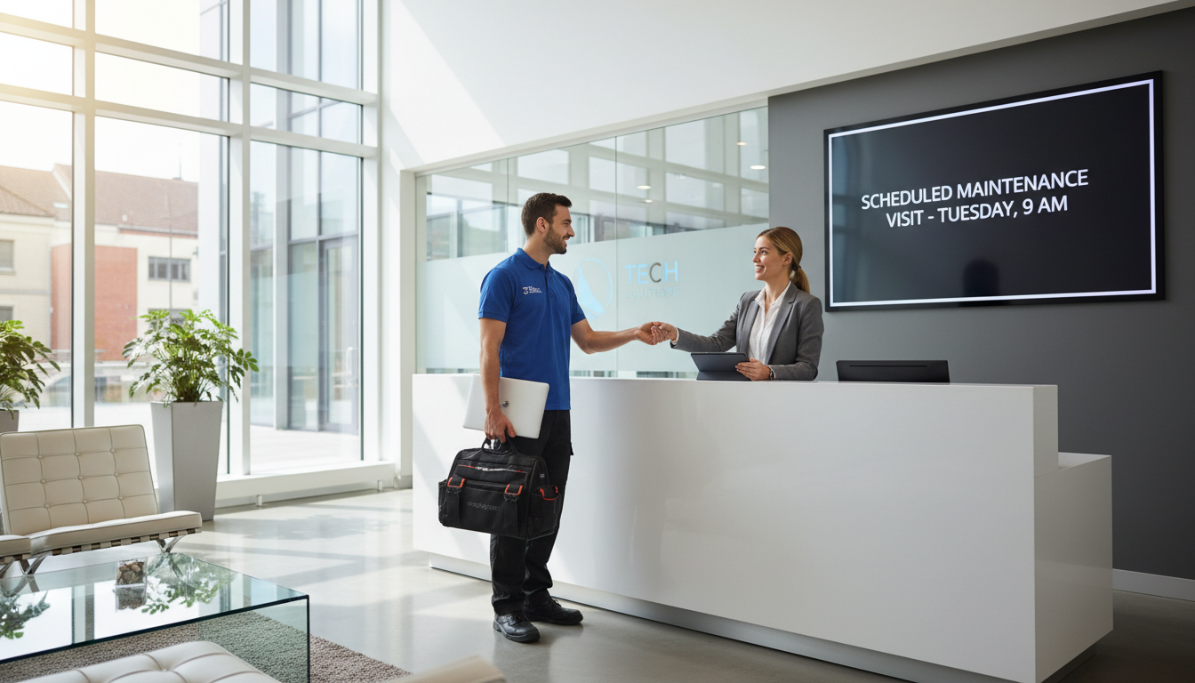 How to Set Up Scheduled IT Maintenance Visits for Your Business