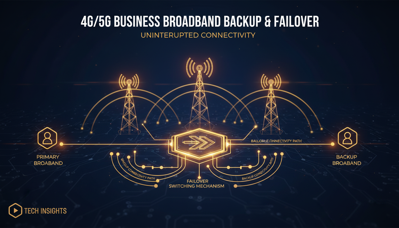 4G & 5G Business Broadband: Backup, Failover & Primary Connectivity