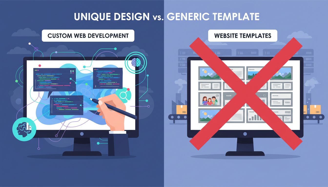 How to Choose Between Custom Development and Templates