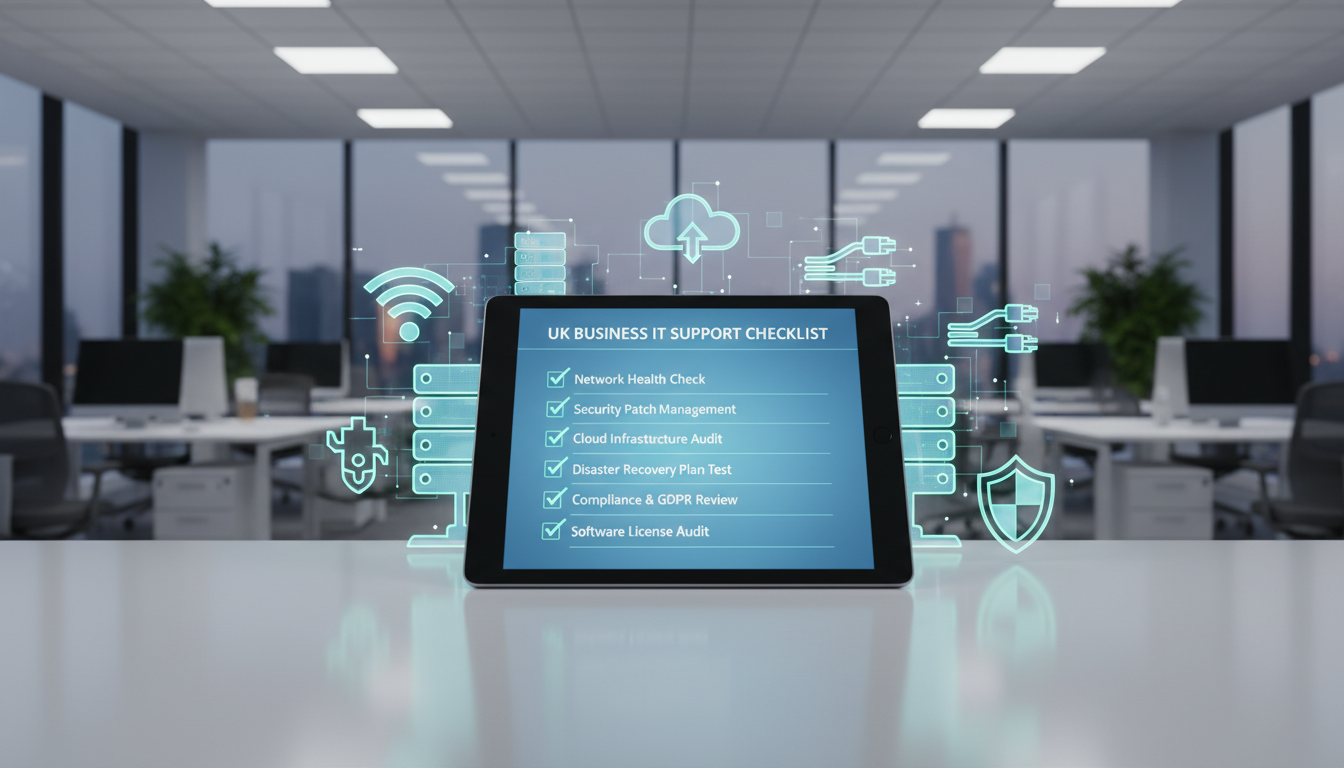 IT Support Checklist: What Every UK Small Business Needs in 2026