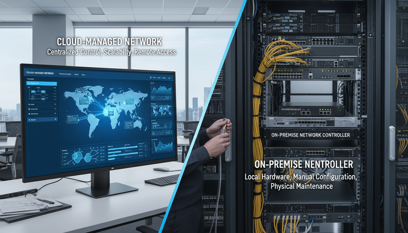 Cloud-Managed vs On-Premise Network Controllers