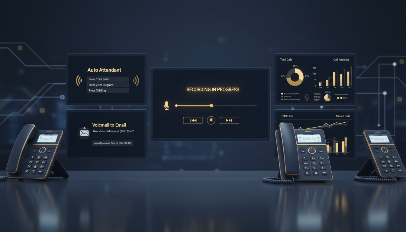 VoIP Features: Call Recording, Auto Attendant & More