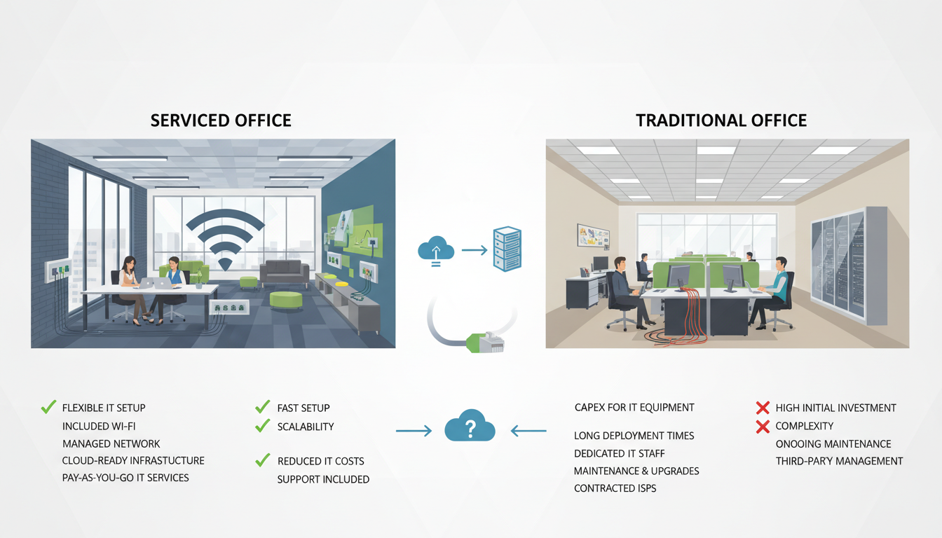 IT Checklist for Moving to a Serviced Office vs Traditional Lease