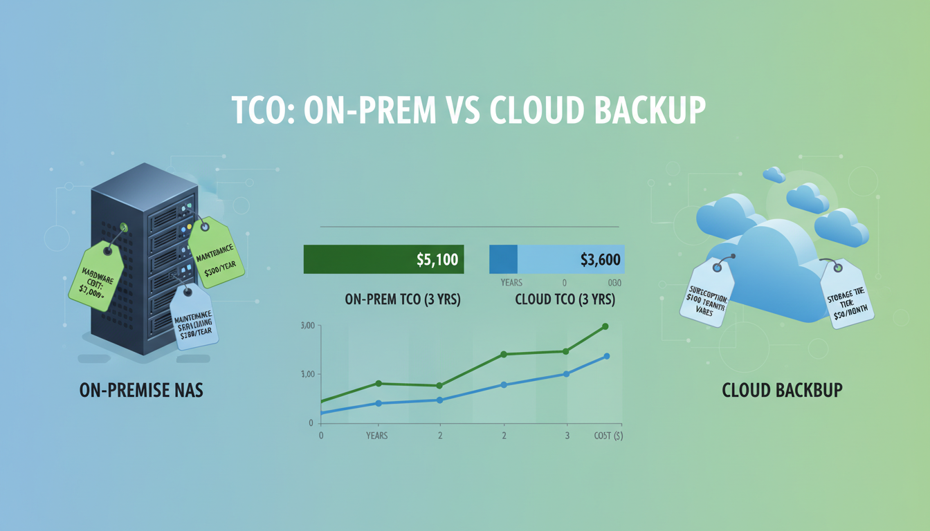 On-Premise NAS vs Cloud Backup: A Cost Comparison