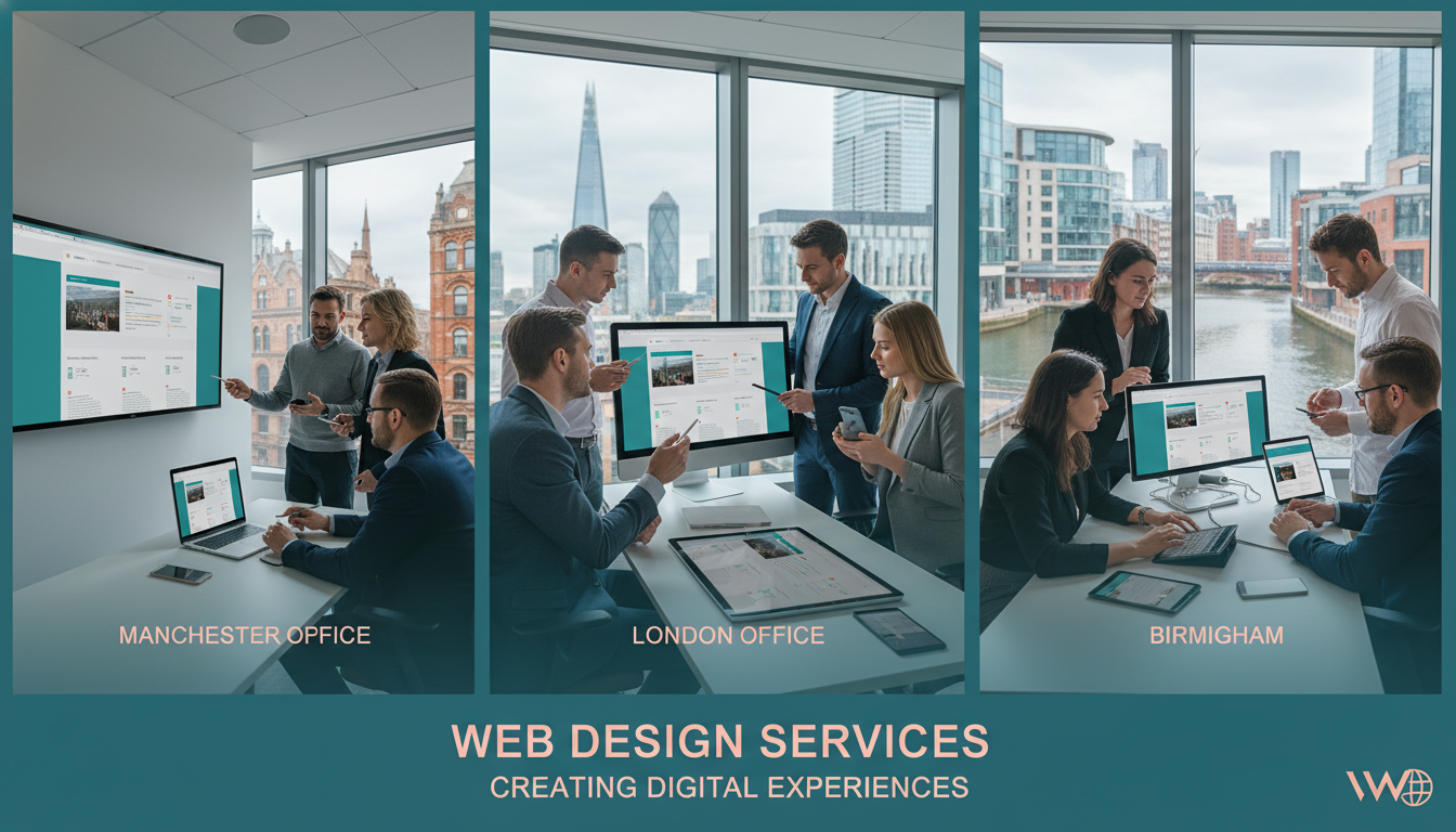 Web Design in Manchester, Birmingham, Leeds & Bristol