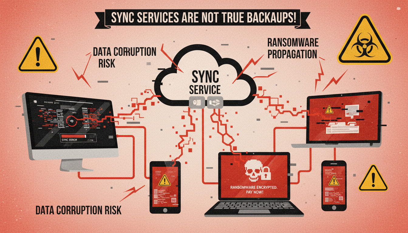The Risks of Relying on Sync Services as Backup