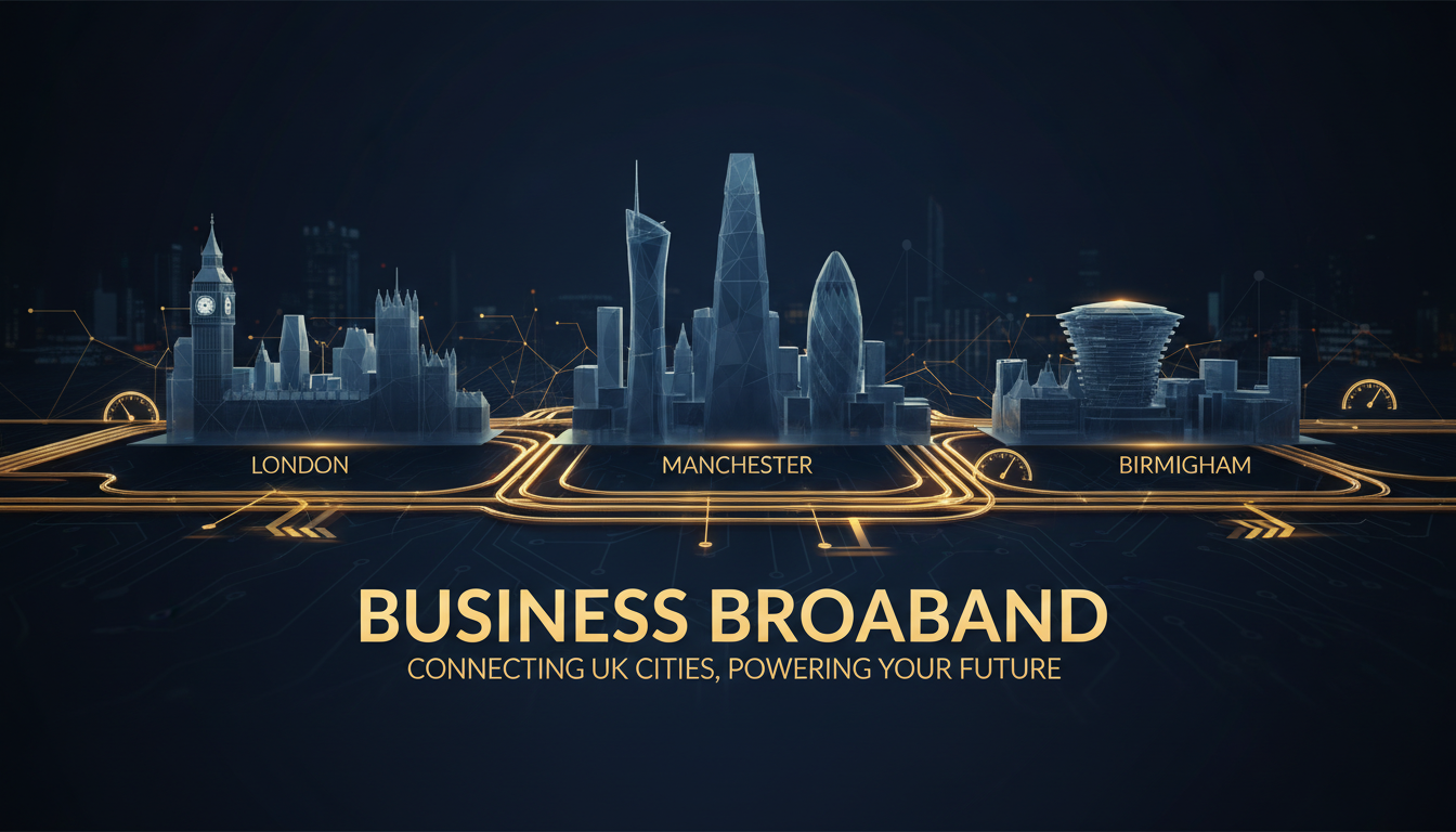 Business Broadband in London, Manchester & Birmingham