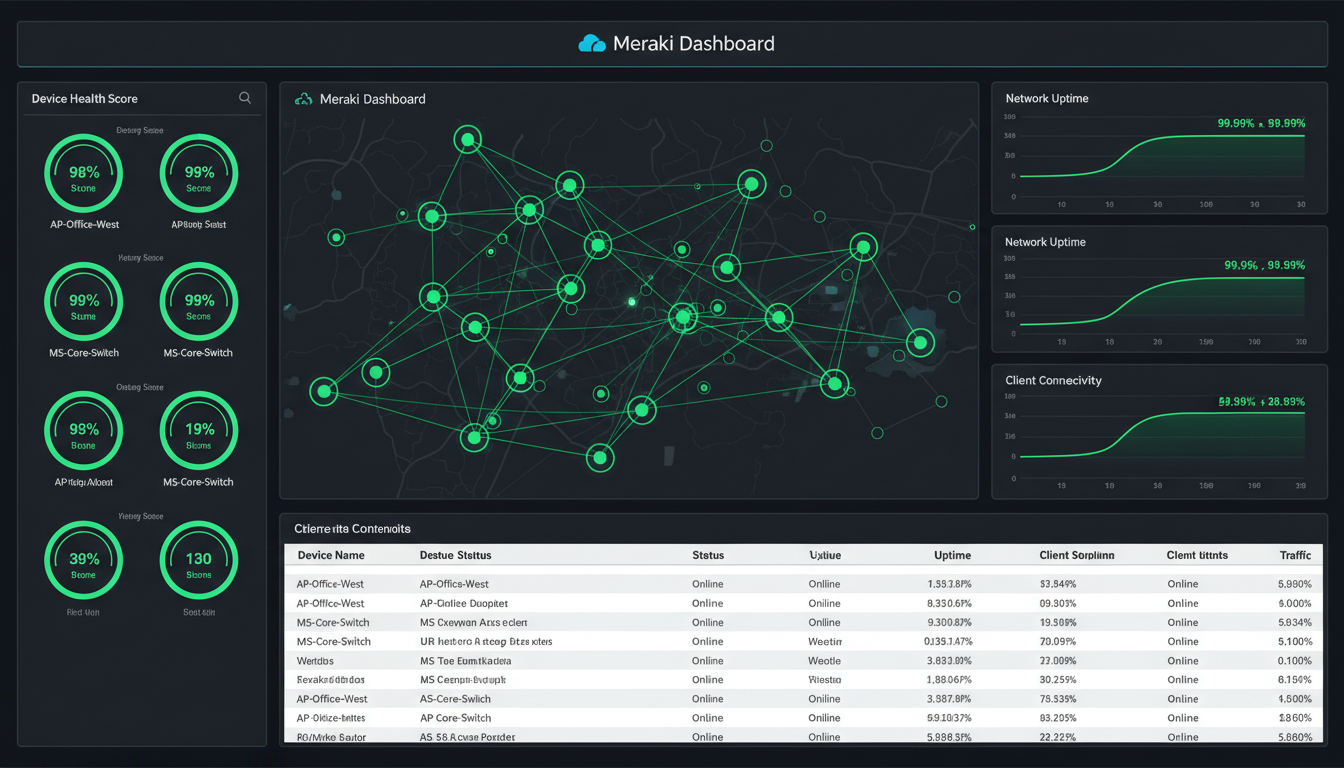 Meraki Health Monitoring: Keeping Your Network in Top Shape