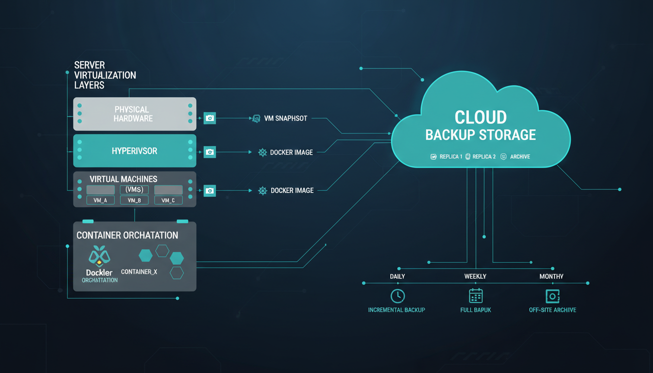 How to Back Up Virtual Machines and Containers
