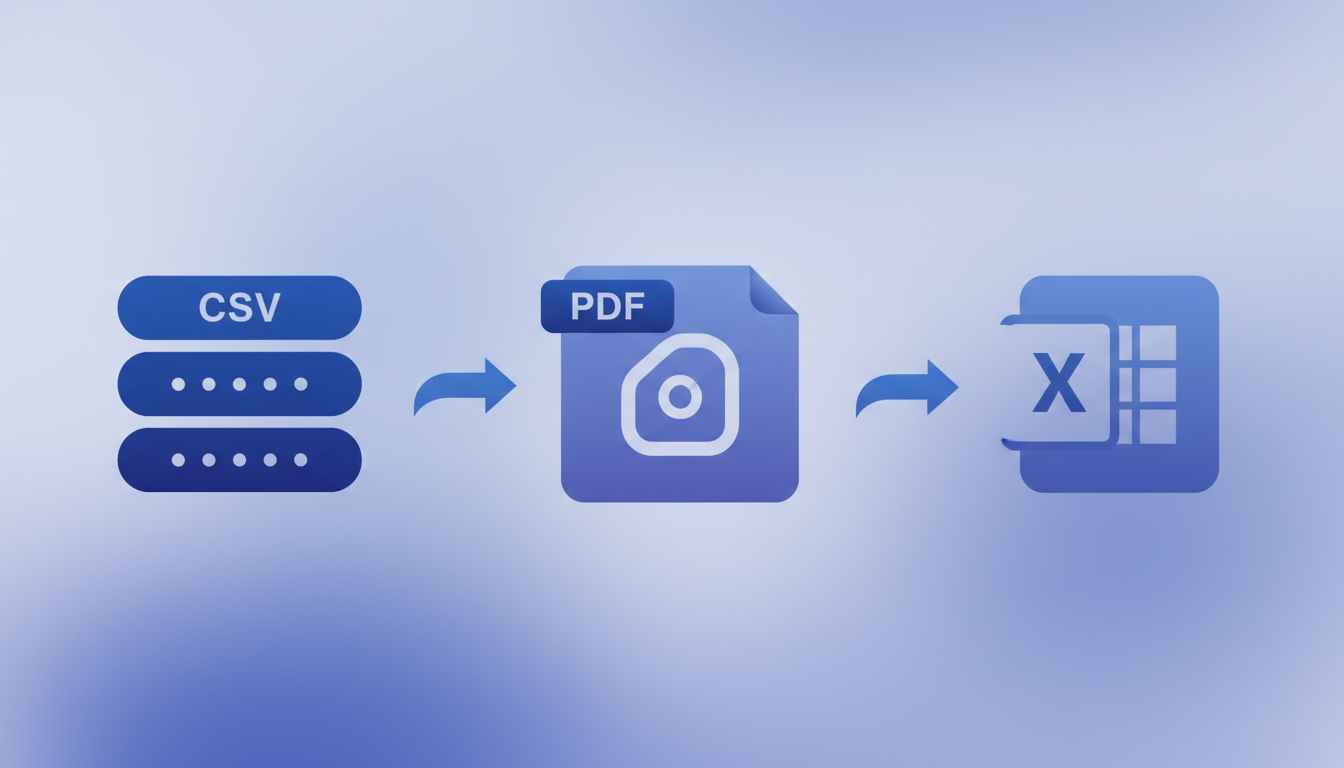 How to Export Database Data to CSV, PDF and Excel