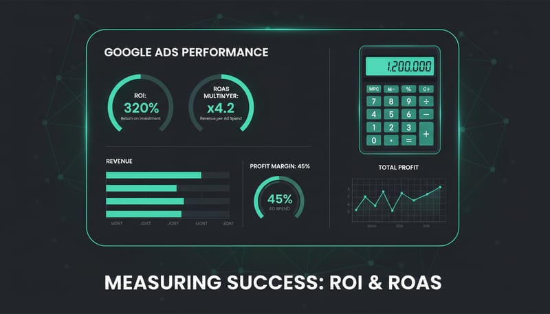 How to Measure Google Ads ROI and ROAS