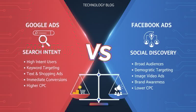 Google Ads vs Facebook Ads: Which Is Right for Your Business?
