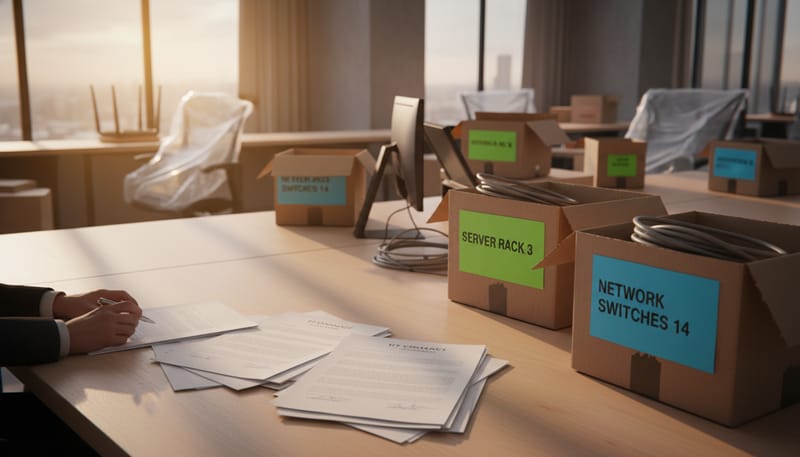 How to Handle IT Vendor Contracts When Moving Office
