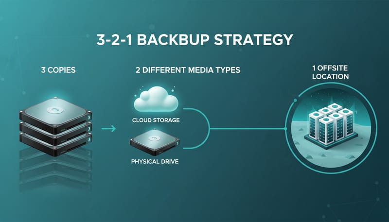 The 3-2-1 Backup Rule: A Practical Guide for SMEs
