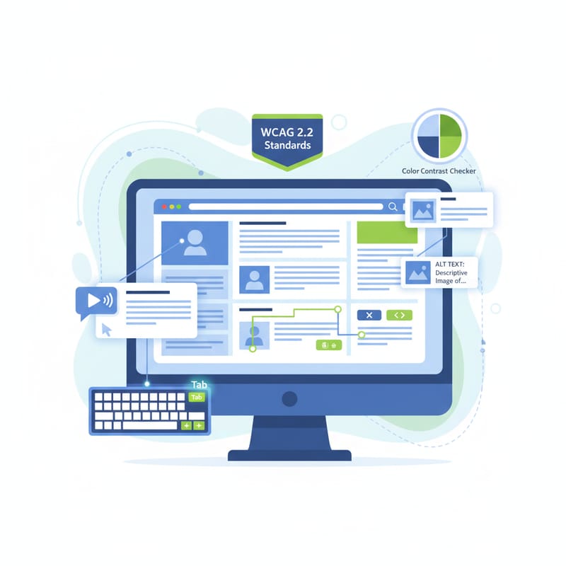 How to Implement WCAG 2.2 Accessibility Standards on Your Website