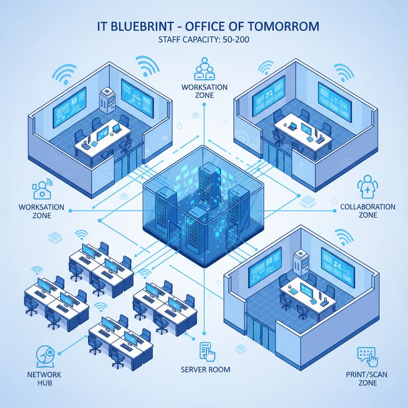 How to Plan IT for an Office of 50 to 200 Staff
