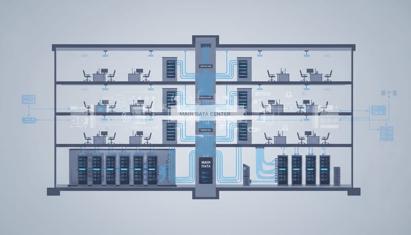 How to Plan Network Infrastructure for a Multi-Floor Office
