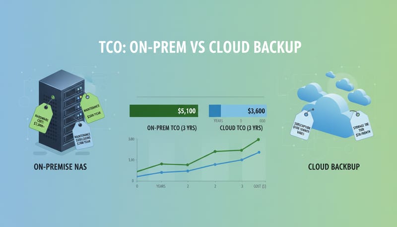 On-Premise NAS vs Cloud Backup: A Cost Comparison