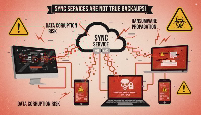 The Risks of Relying on Sync Services as Backup