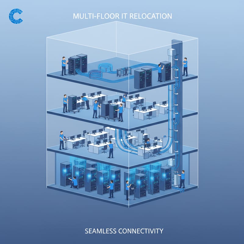 How to Plan IT for a Multi-Floor Office Move
